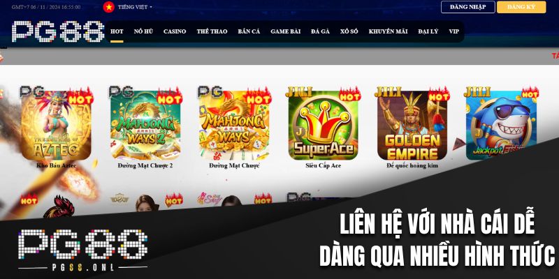 Liên hệ với nhà cái dễ dàng qua nhiều hình thức