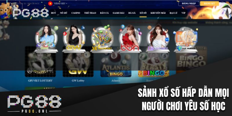 Sảnh xổ số hấp dẫn mọi người chơi yêu số học